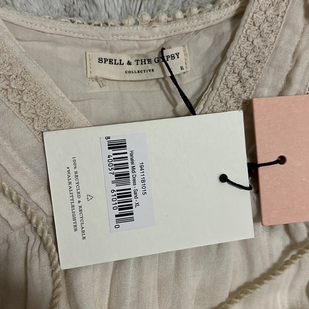 Spell & the Gypsy Collective NWT XL Hanalei Midi Dress - Picture 7 of 11